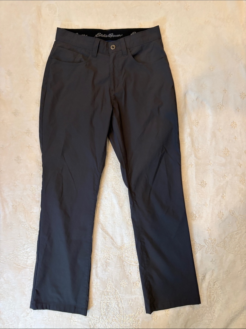 Eddie Bauer Men's Adventure Trek Hiking Pants Gray Size 32x30 Travel Tech